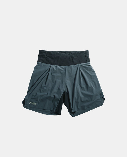 short sherpa race homme bleu graphite