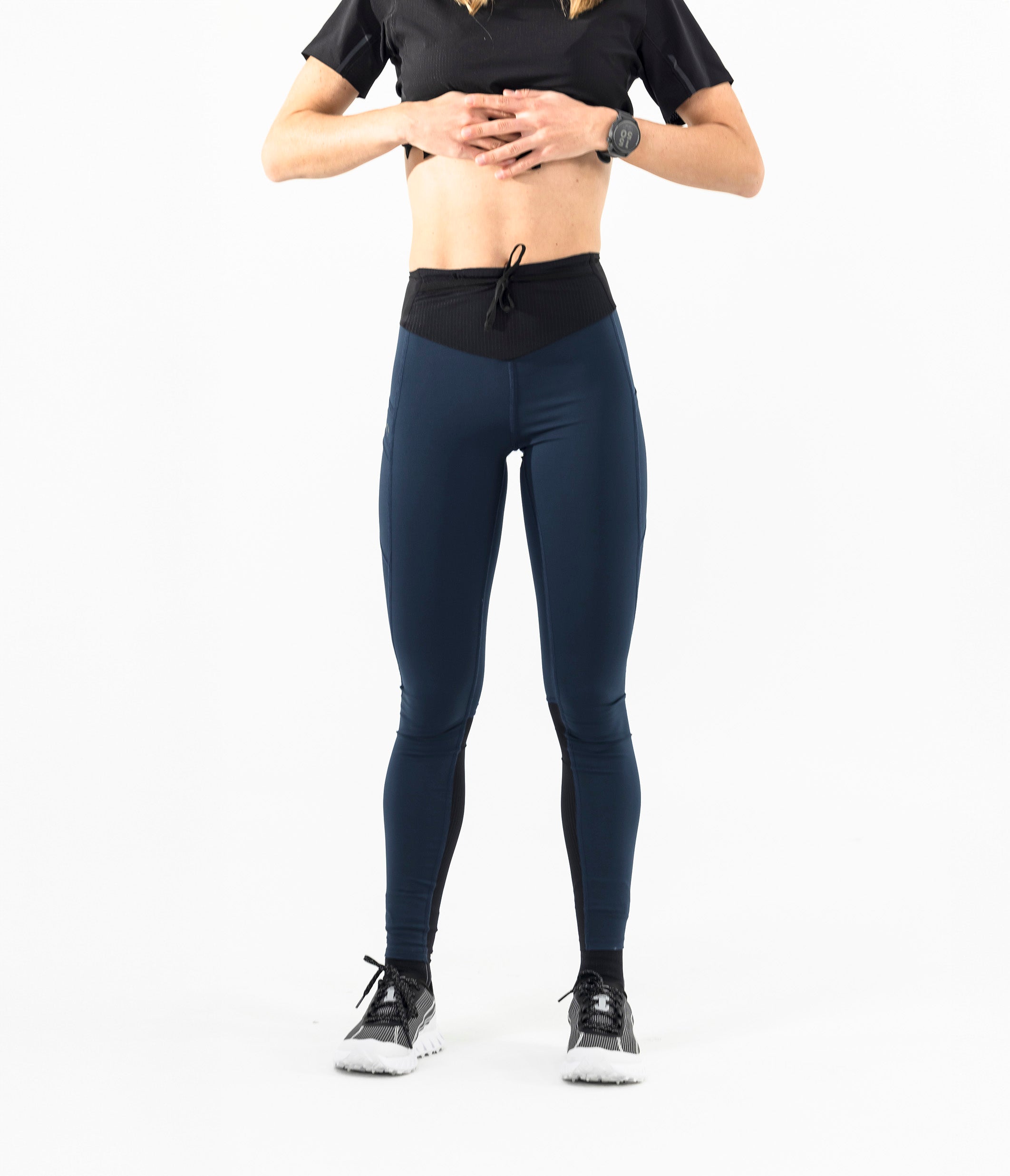 Legging Second Souffle - Trail & Yoga - Bleu nuit