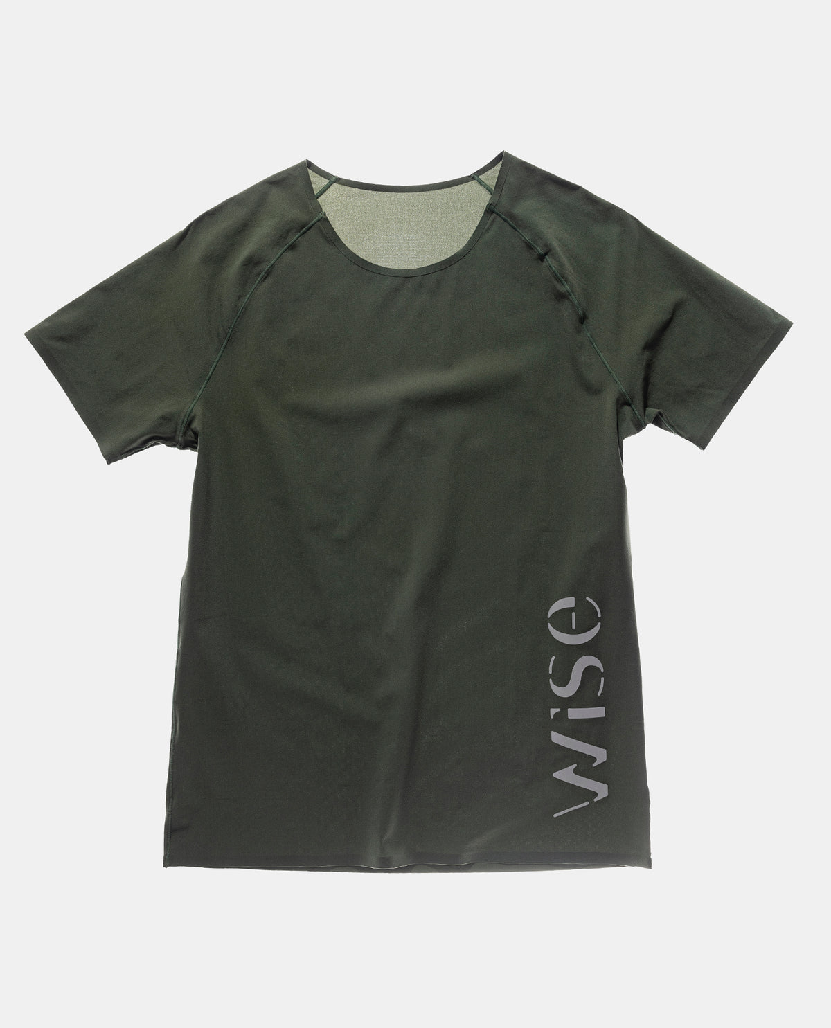 High shirt femme vert green sage wise ultra running